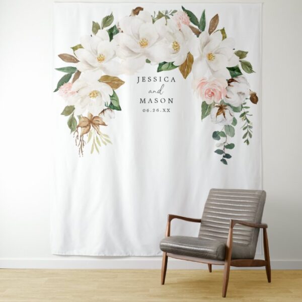 Magnolia Cotton Backdrop Photo Booth