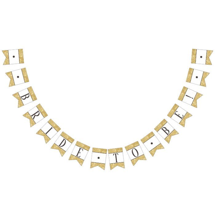 Maple Grove String Light Rustic Boho Bridal Shower Bunting Flags