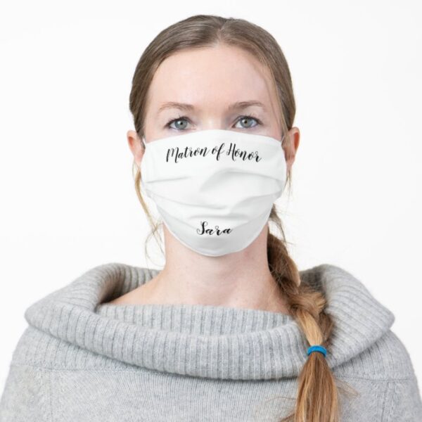 Matron of Honor Adult Cloth Face Mask