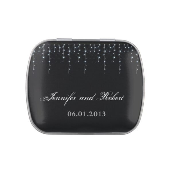 Midnight Vineyard Wedding Jelly Belly Tin