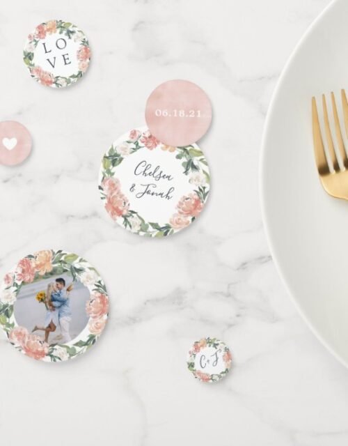 Midsummer Floral Bridal Shower Confetti