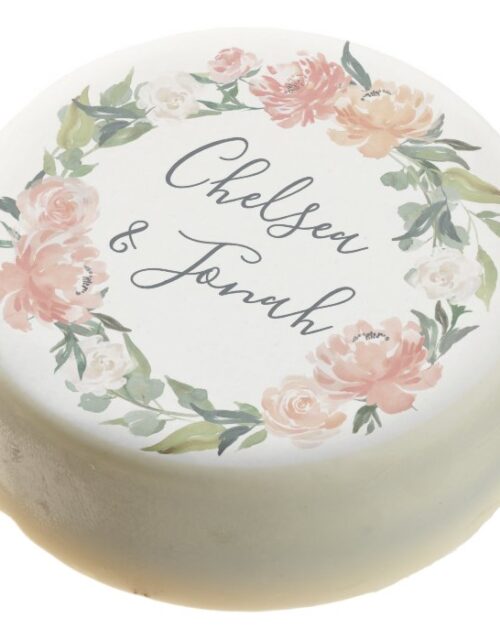 Midsummer Floral | Personalized Wedding Chocolate Covered Oreo