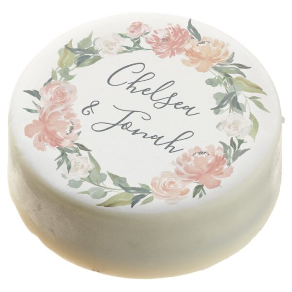 Midsummer Floral | Personalized Wedding Chocolate Covered Oreo