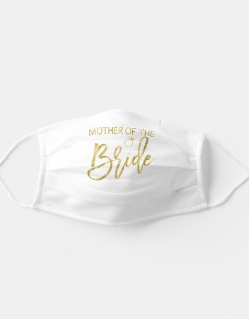 Mother Of The Bride Faux Gold Face Mask
