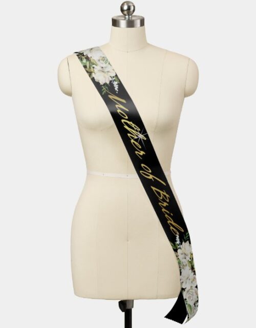 Mother of the Bride Floral Sash