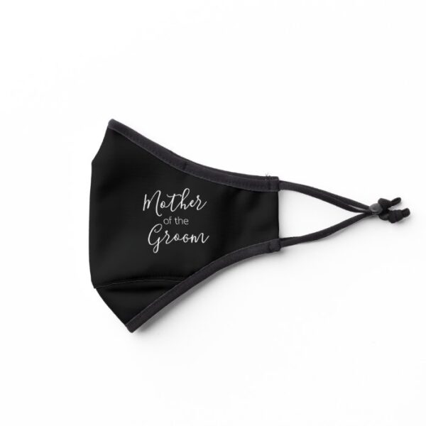 Mother of the Groom Hand Lettered Script Premium Face Mask