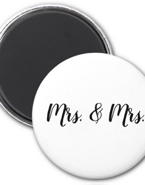 Mrs. & Mrs. magnet