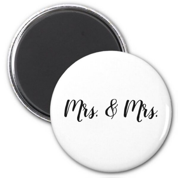 Mrs. & Mrs. magnet