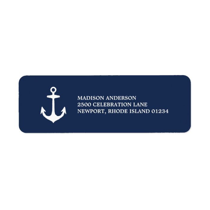 Nautical | Return Address Label