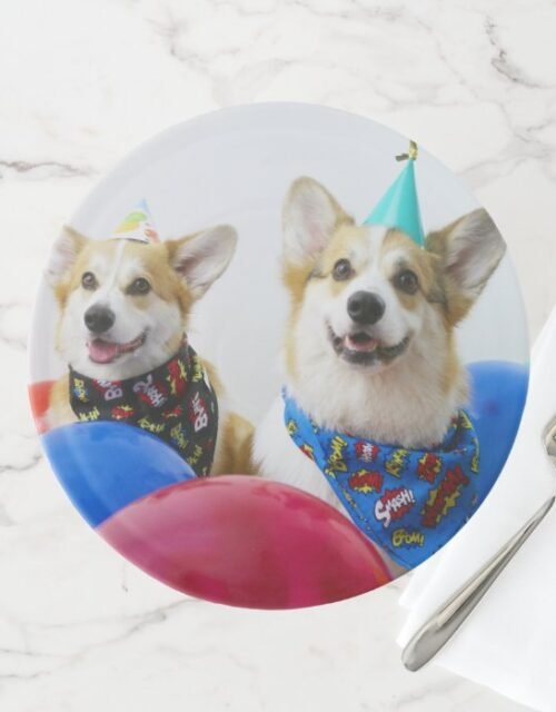 Party Corgis Cake Stand