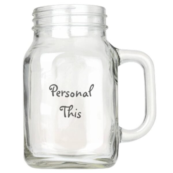 Personalize This Mason Jar