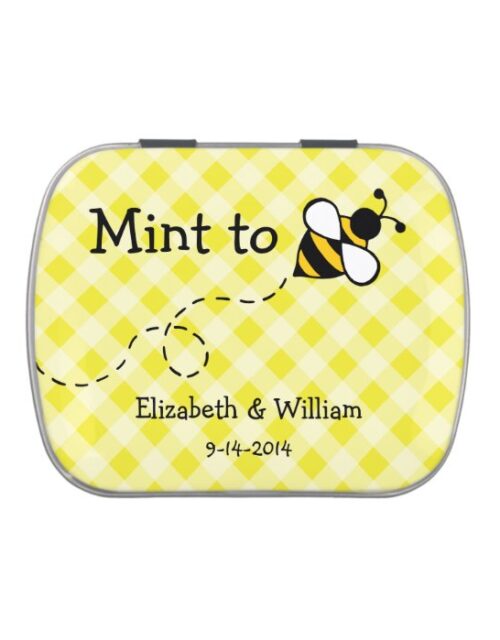 Personalized Bee Mint Tin