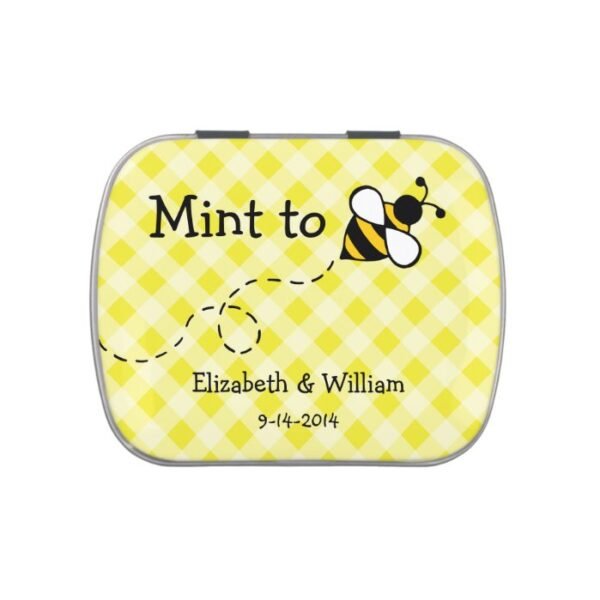 Personalized Bee Mint Tin