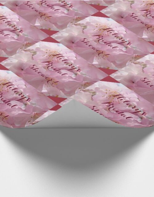 Personalized Name Bridal Shower wrapping paper