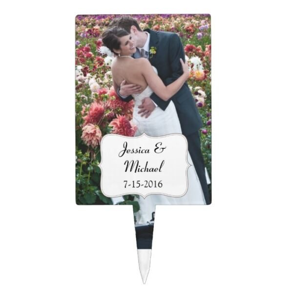 Photo Wedding Cake Topper