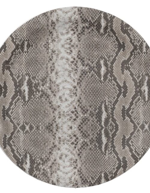 Python Snakeskin Print Paper Plate