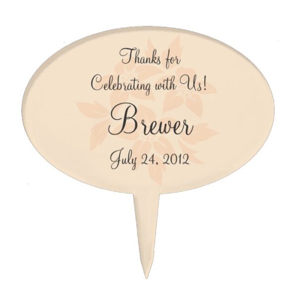 Reception Cupcake Toppers or Wedding Favor Labels