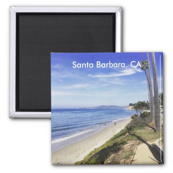 Santa Barbara Montecito California Butterfly Beach Magnet