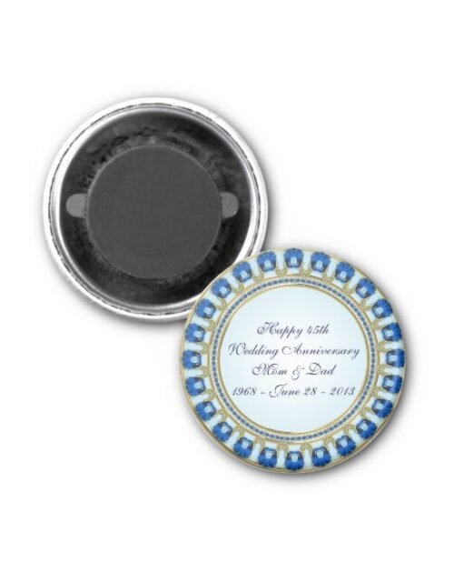 Sapphire Wedding Anniversary Magnet