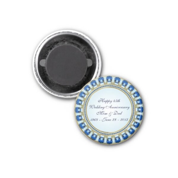 Sapphire Wedding Anniversary Magnet