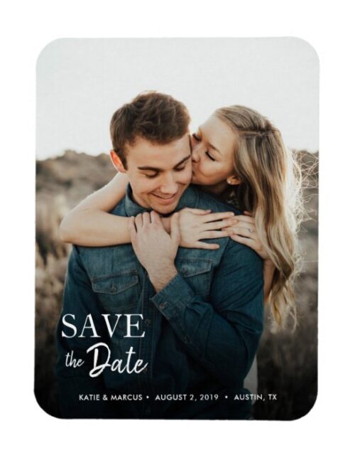 Save the Date Wedding Personalized Magnet
