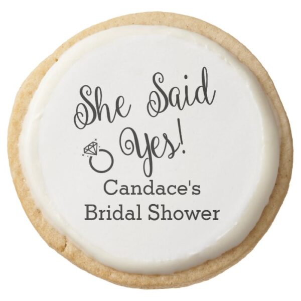 She Said Yes, Bridal Shower Cookies