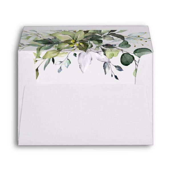 Simple Elegant Eucalyptus for 5x7 card Envelope