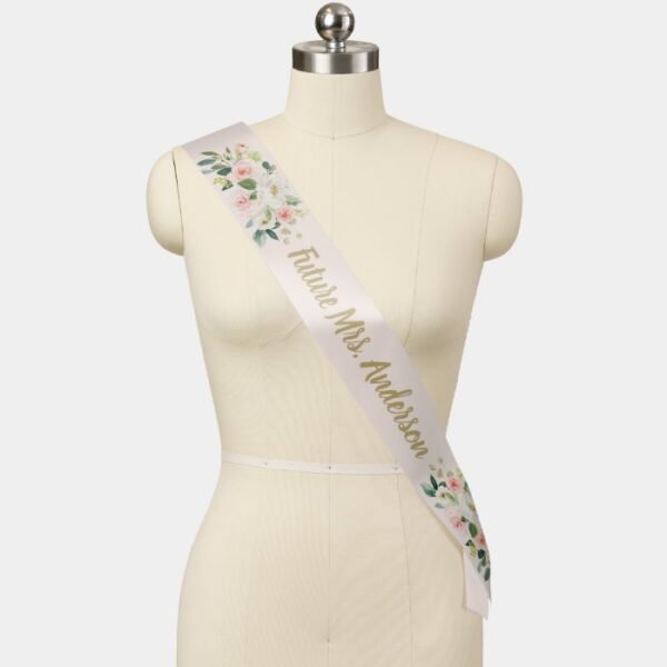 Spring Romance Bachelorette Wedding Sash