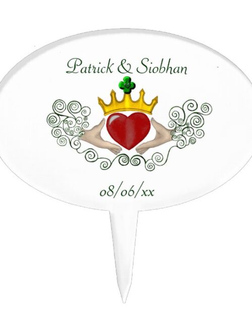 The Claddagh (Full Colour) Cake Topper