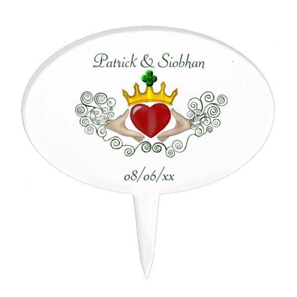The Claddagh (Full Colour) Cake Topper