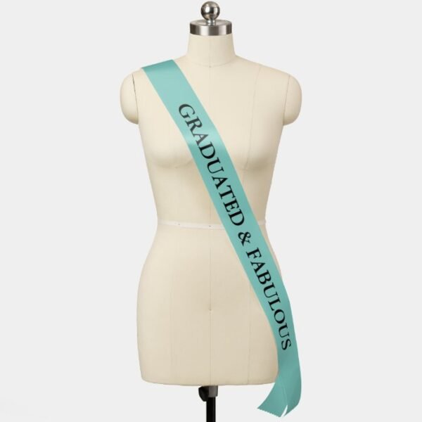 The Fabulous Graduate Celebration Tiara Party Sash