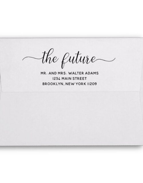 The Future Mr. & Mrs. Wedding Envelope