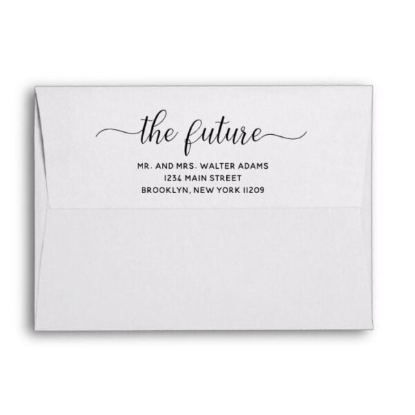 The Future Mr. & Mrs. Wedding Envelope