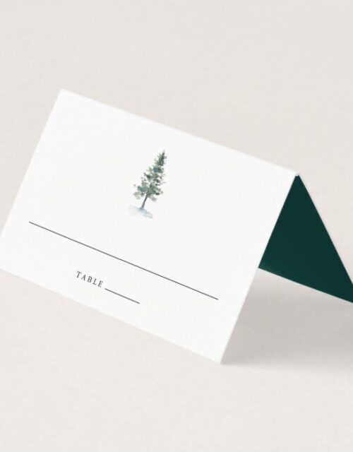 Timber Grove Wedding Place Card