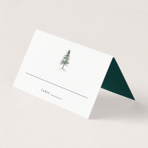 Timber Grove Wedding Place Card