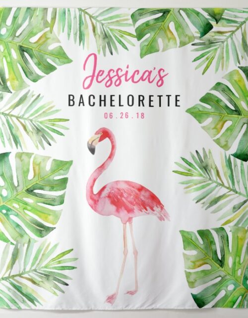 Tropical Bachelorette Backdrop Photo Prop