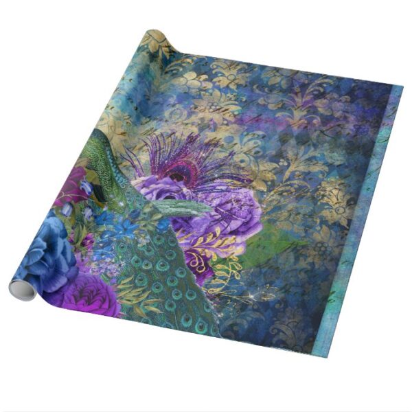 Vintage Peacock for all occasions Wrapping Paper