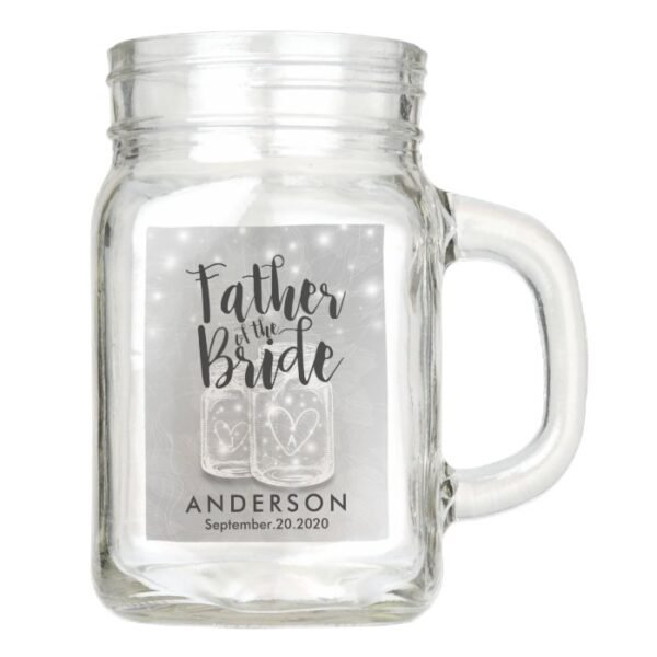 Wedding Father of the Bride Mason Jar String Light