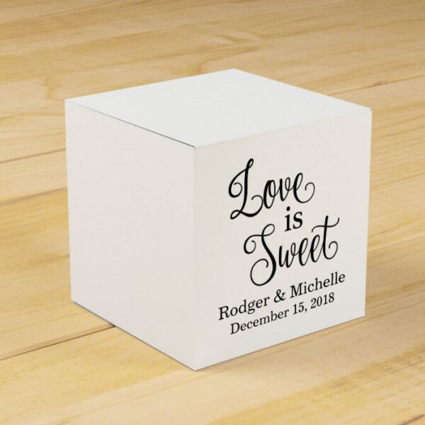 Wedding Favor Box - Love Is Sweet