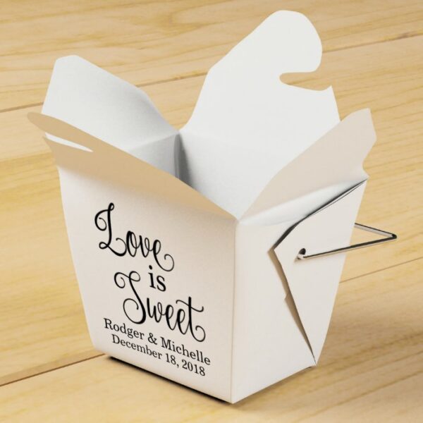 Wedding Favor Box - Love Is Sweet