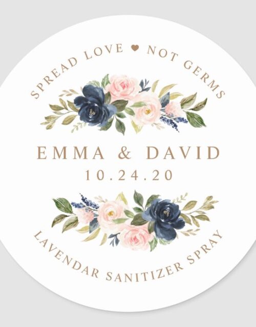 Wedding Sanitizer Labels