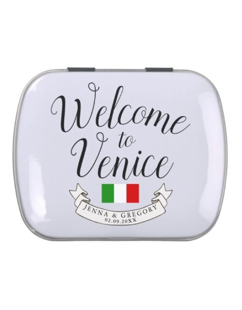 Welcome to Italy | Destination Wedding Custom Jelly Belly Tin
