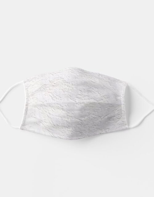 White Lace Adult Cloth Face Mask