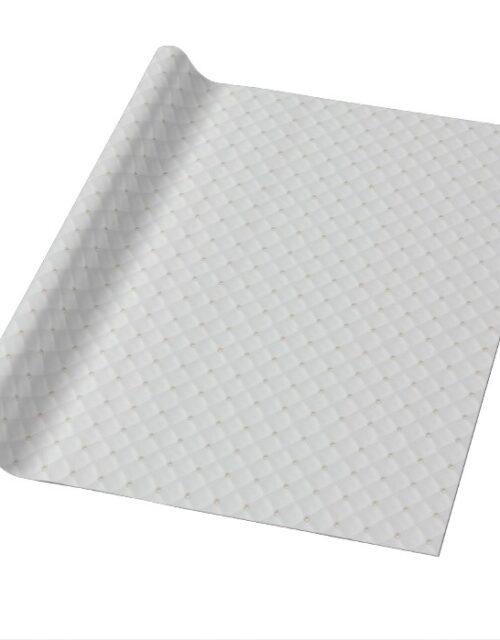 White Pearl Stud Quilted Wrapping Paper