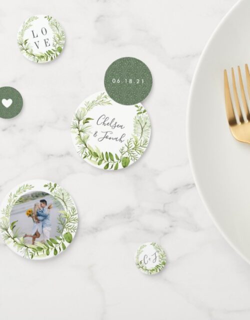 Wild Meadow Personalized Wedding Confetti