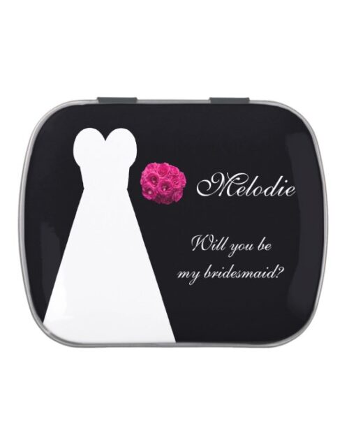 Will You Be My Bridesmaid Gift Candy Tin Idea